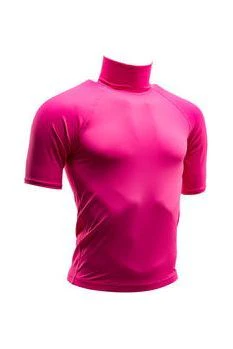 Tiki Adult Rash Vest SS No Logo - Pink