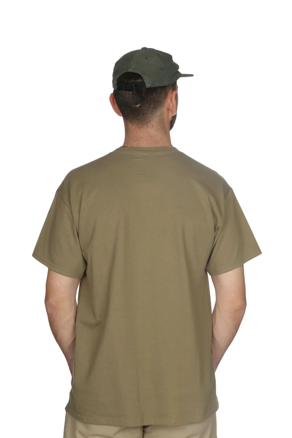 Tiki Corp Mens T-Shirt Olive Green - Image 3