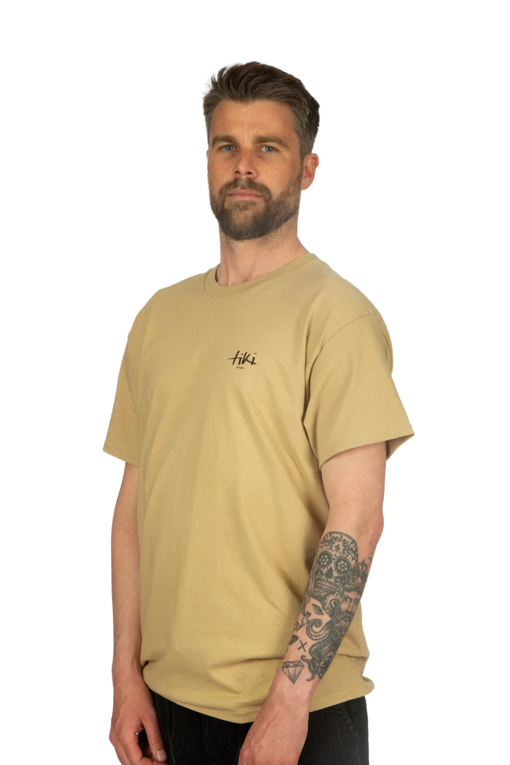 Tiki Corp Mens T-Shirt Tan - Image 3