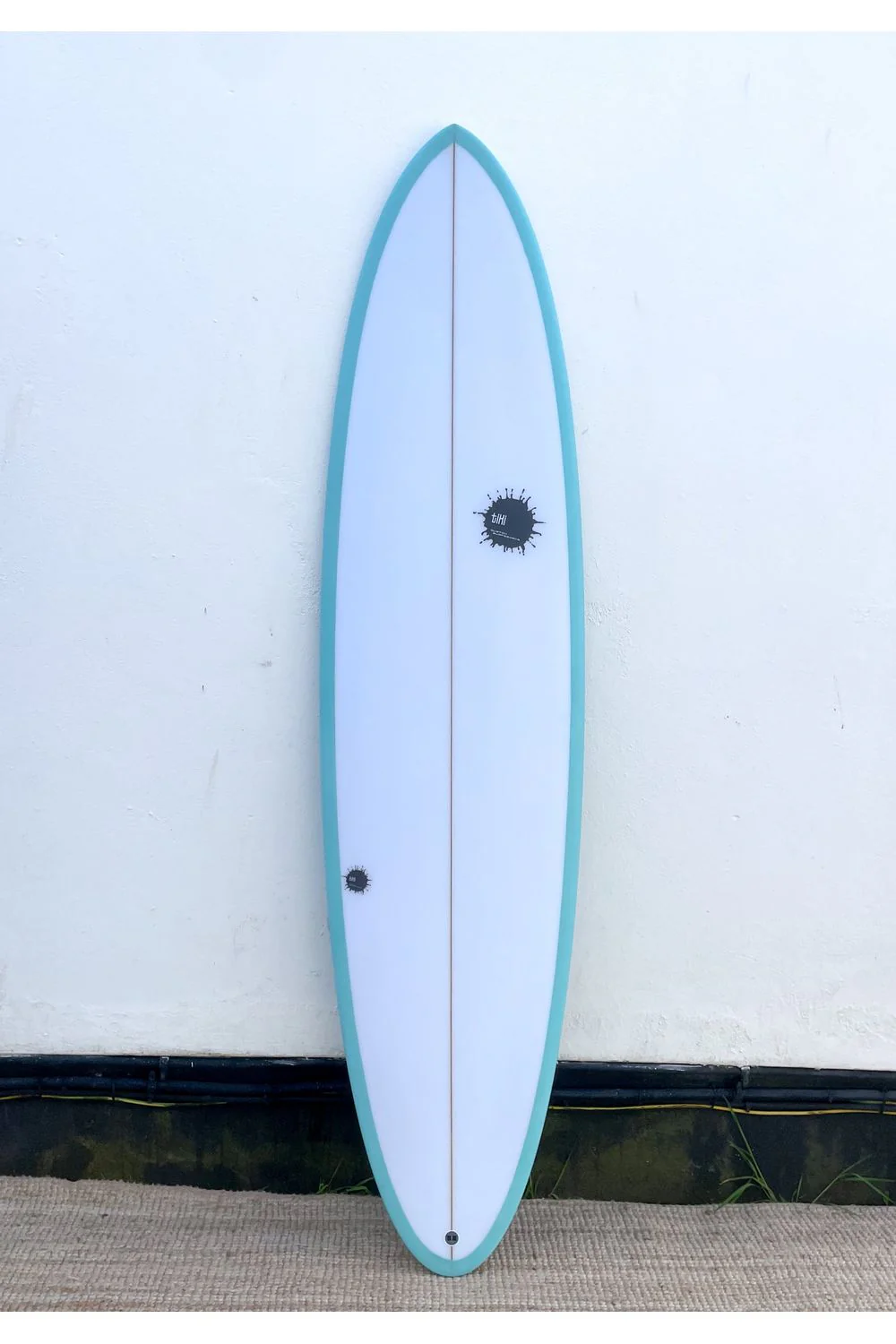 Tiki Custom Surfboard - 7'2 Nomad Mid - Iced Aqua - Image 2