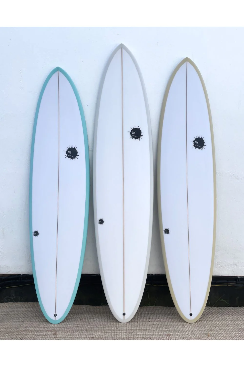 Tiki Custom Surfboard - 7'2 Nomad Mid - Iced Aqua - Image 3