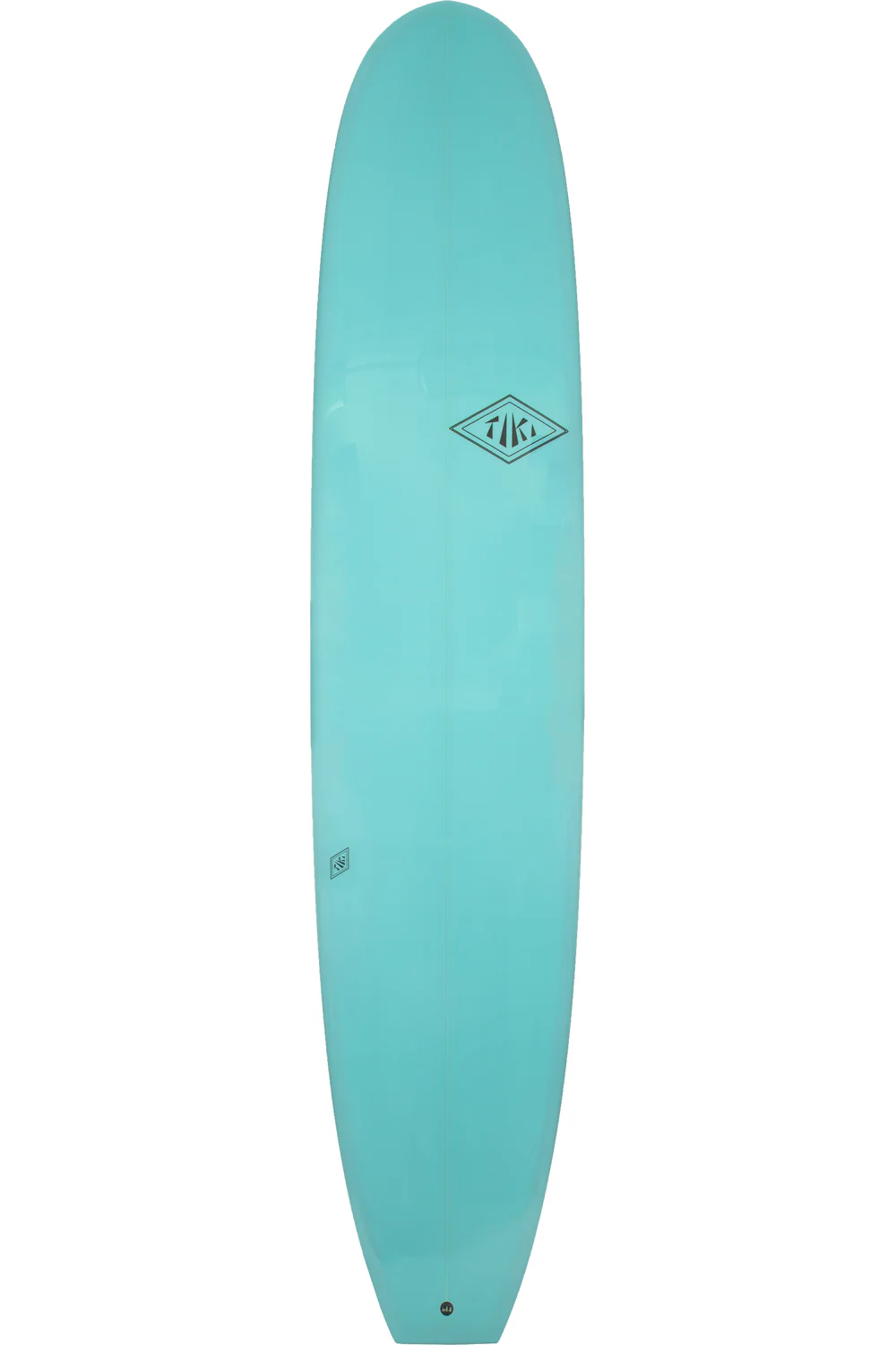 Tiki Custom Longboard Surfboard - 9'1 Totem Mal - Iced Aqua Blue