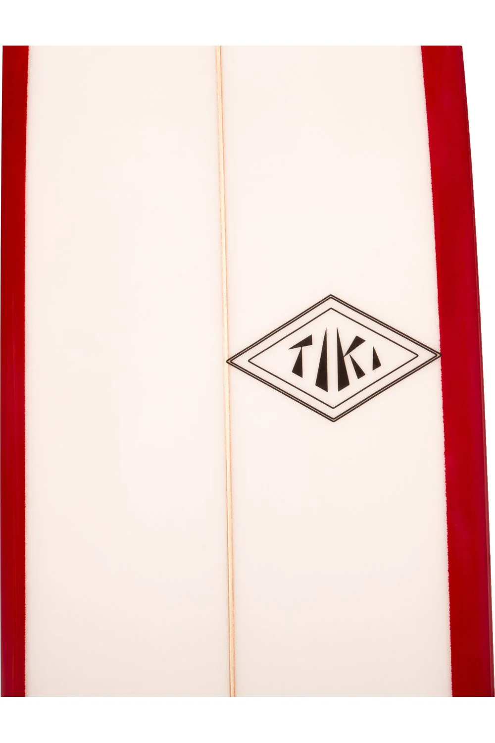 Tiki Custom Longboard Surfboard - 9'3 Totem Mal - Savvy Red - Image 4