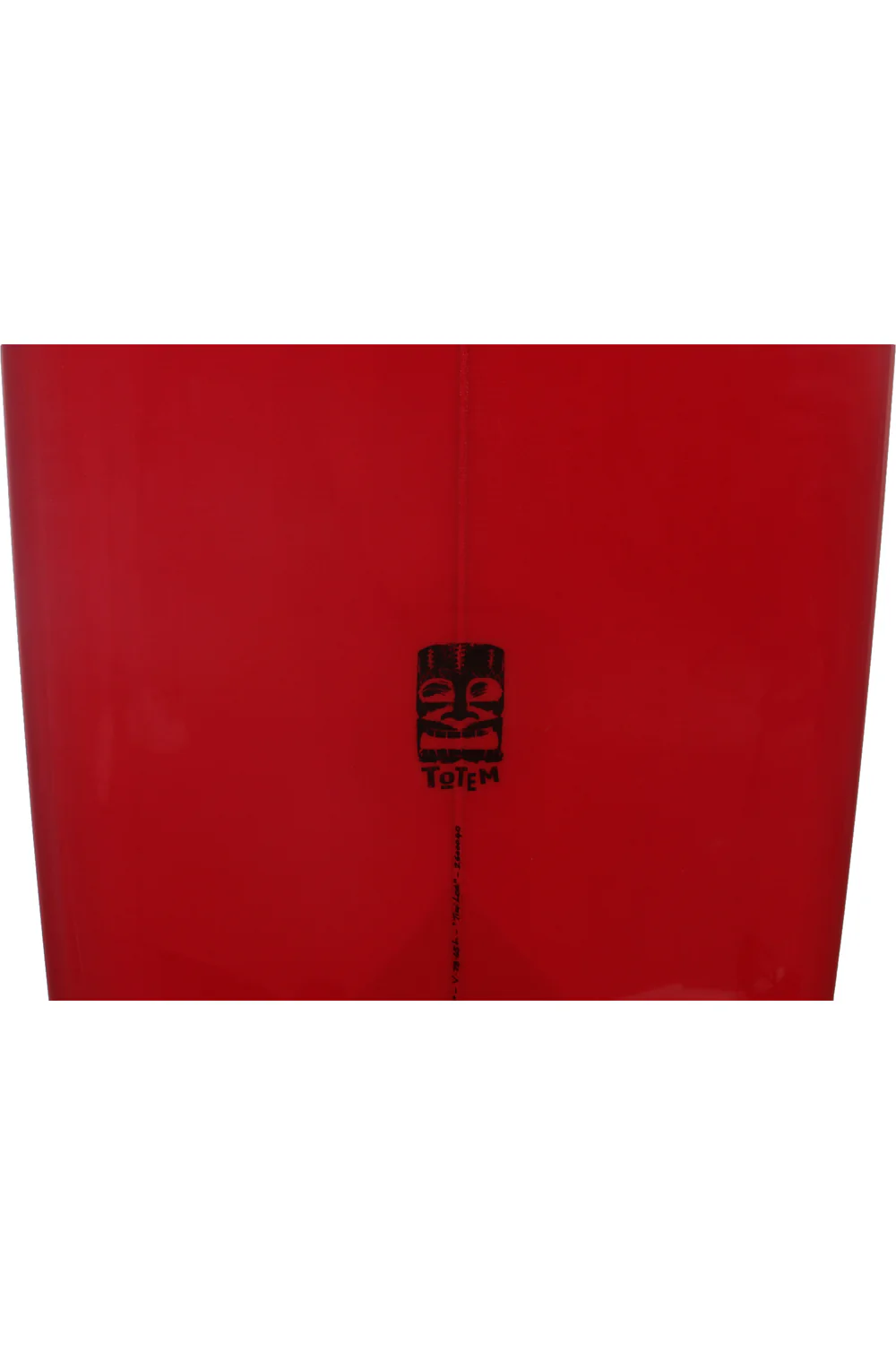 Tiki Custom Longboard Surfboard - 9'3 Totem Mal - Savvy Red - Image 5