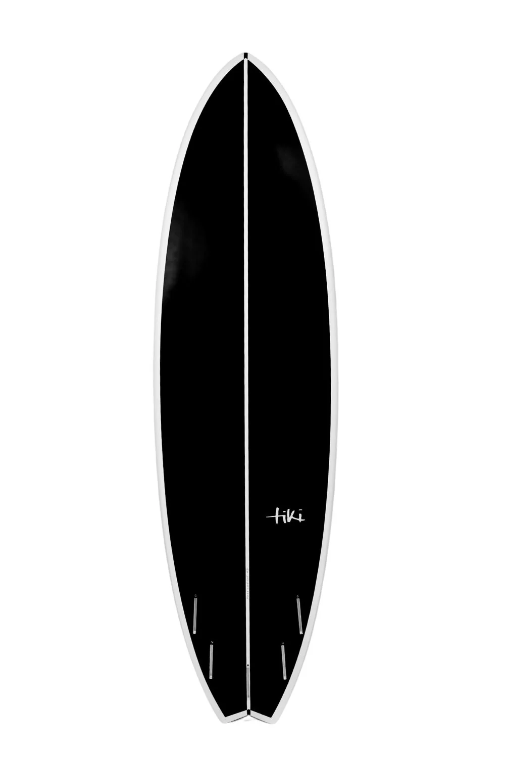Tiki Evolution Amp'd X Fish Surfboard Black-White - Image 2