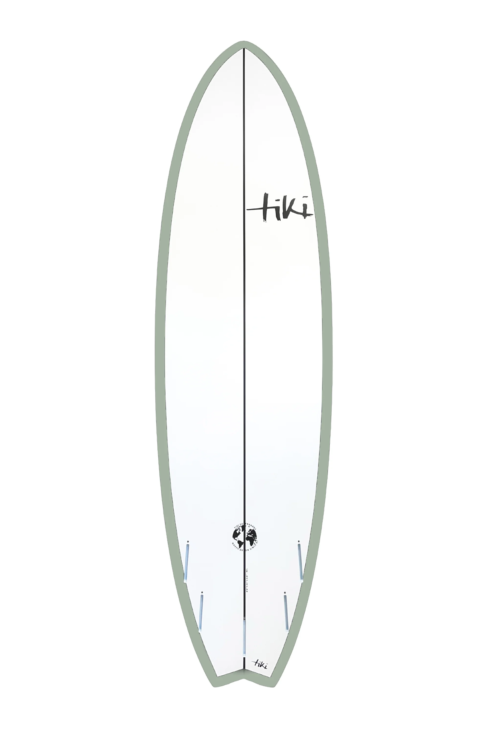 Tiki Evolution Fish Surfboard Sage Green - Image 2