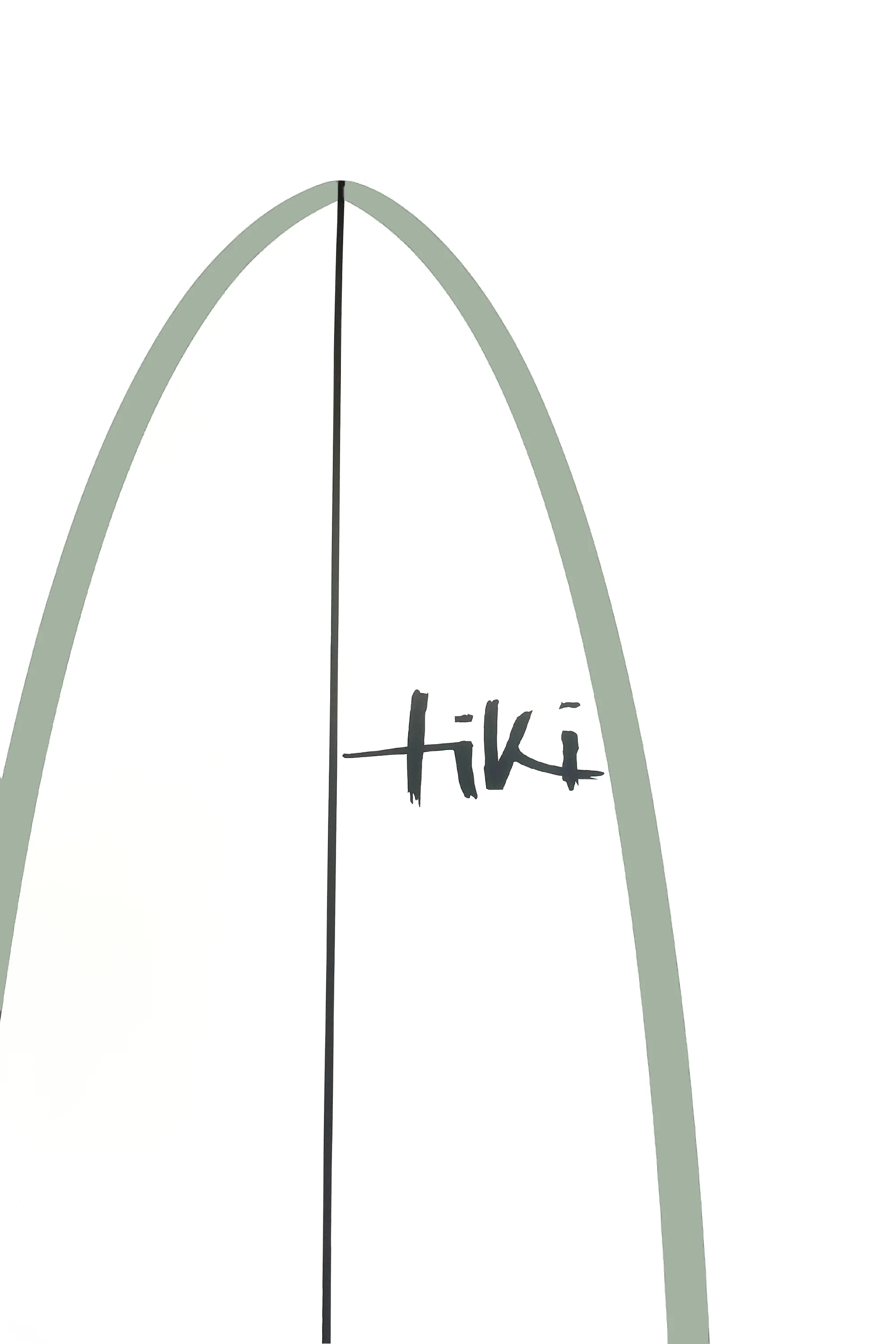 Tiki Evolution Fish Surfboard Sage Green - Image 3