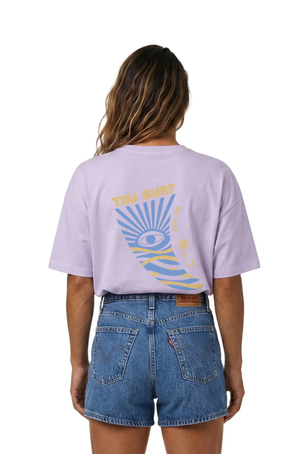 Tiki Fin Womens T-Shirt Parma