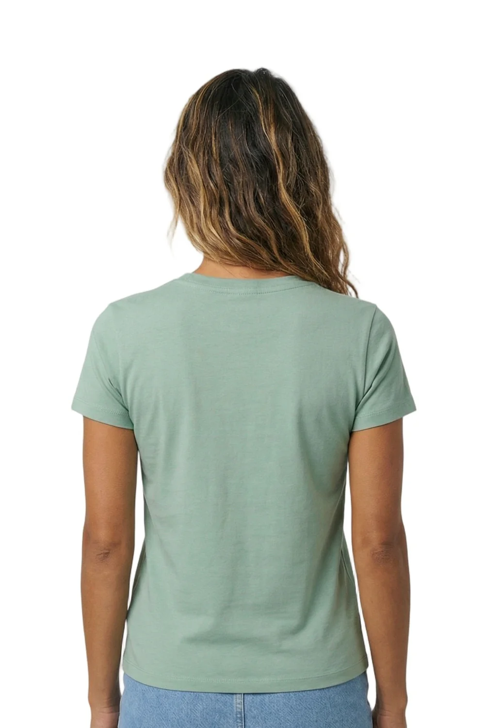 Tiki Hibiscus Womens T-Shirts Aloe - Image 2