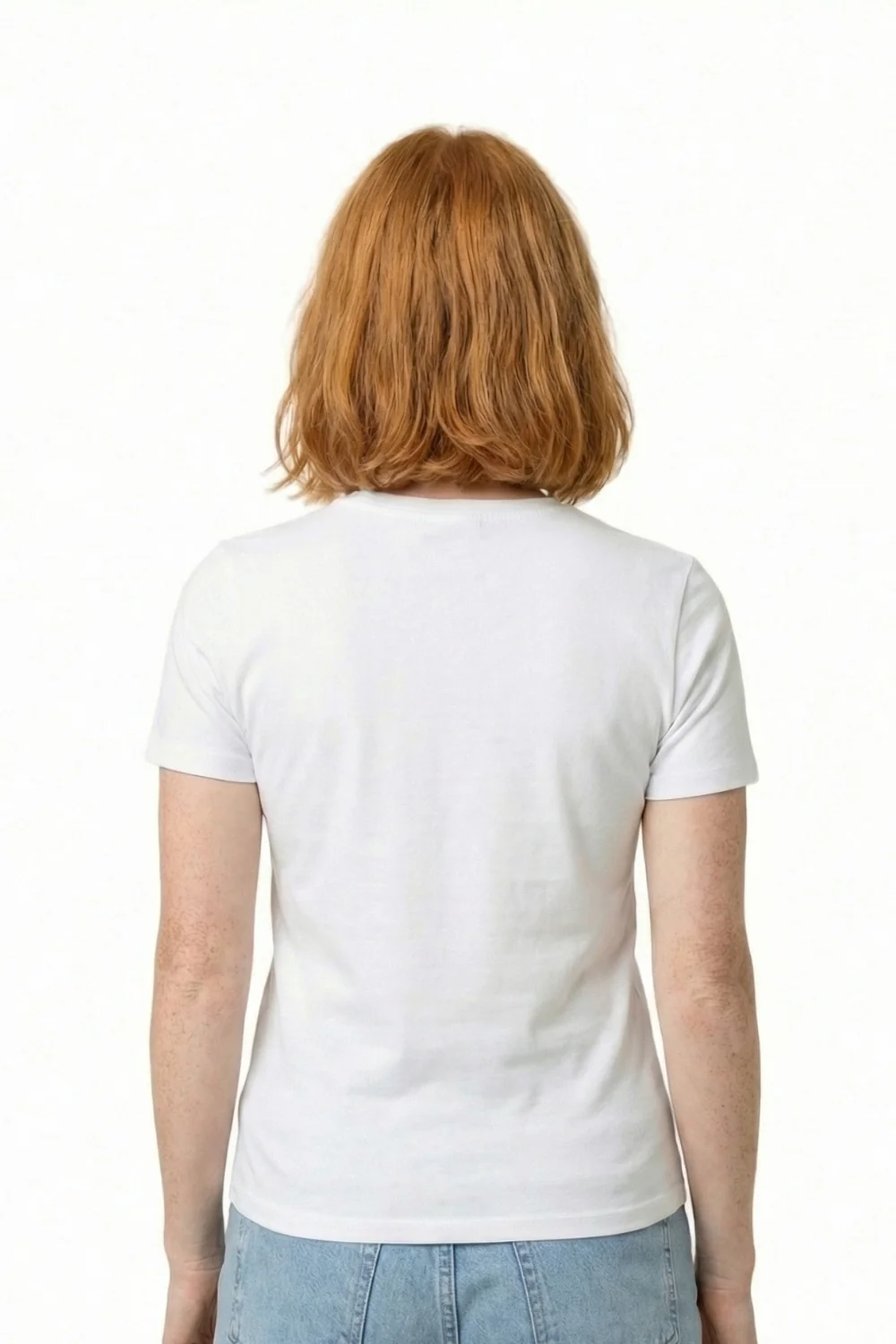 Tiki Hibiscus Womens T-Shirt White - Image 2