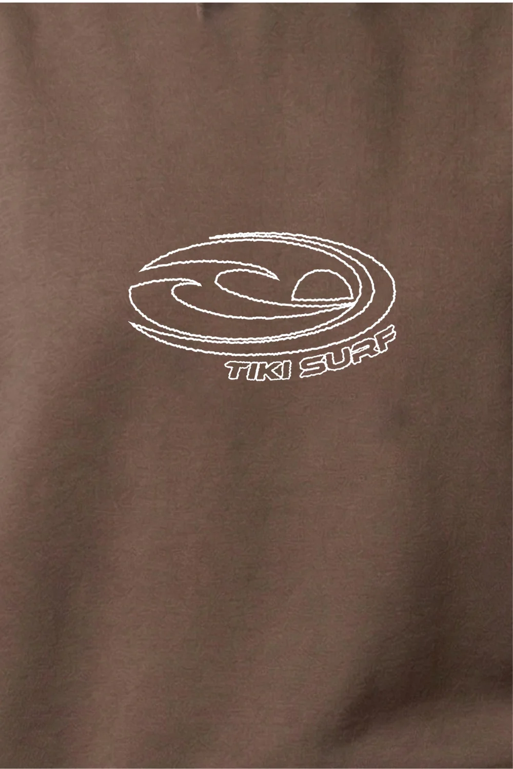Tiki Last Wave Womens Hoodie Mocha - Image 4