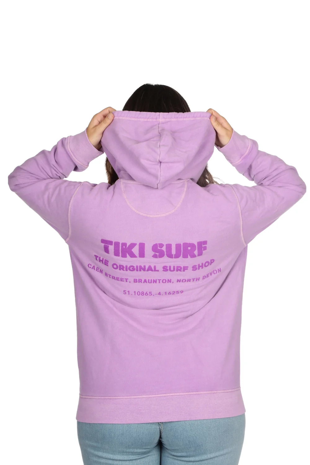 Tiki OG Surf Shop Zip Hood Purple - Image 2