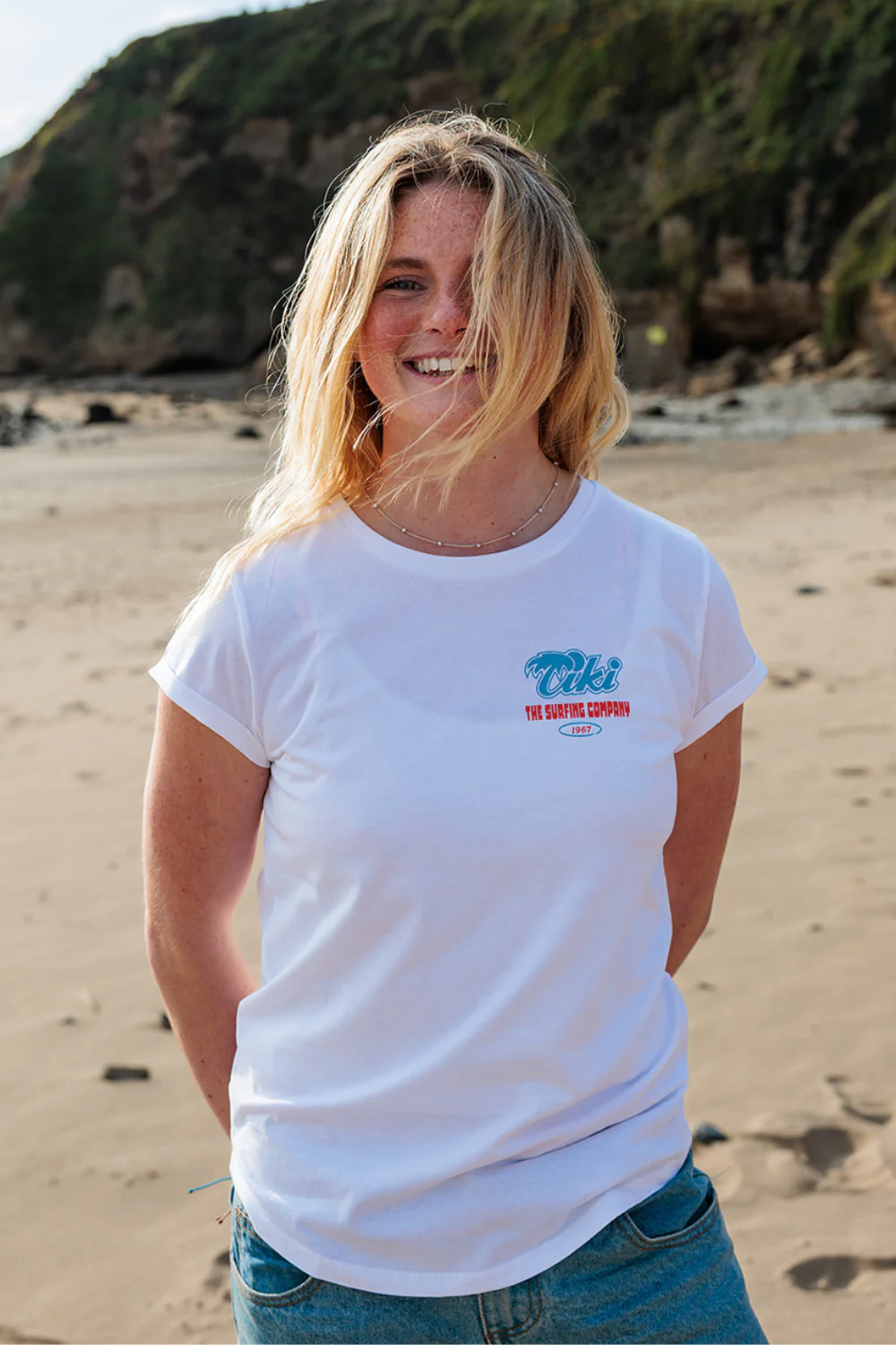 Tiki Palm 67 Womens T-Shirt White