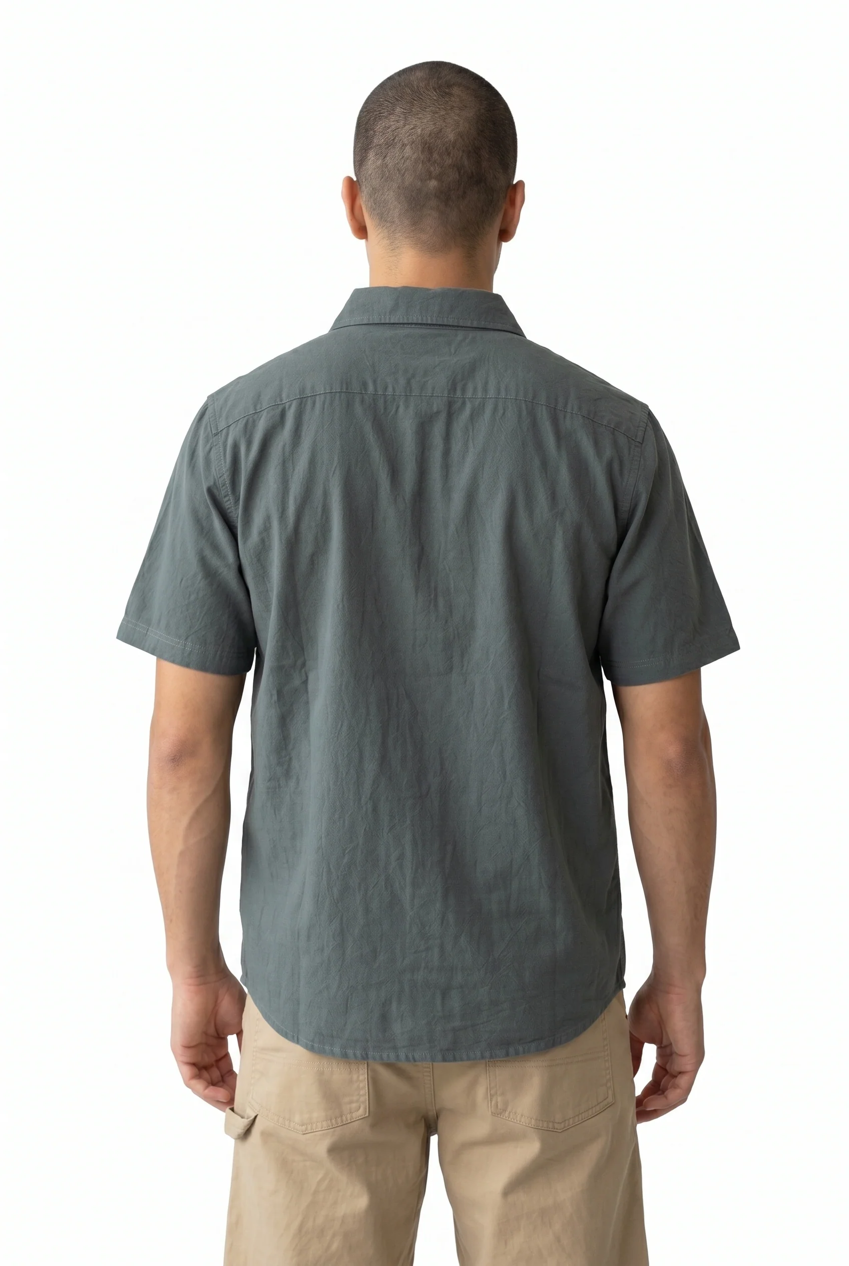 Tiki Shoreline Mens Shirt Seafoam - Image 2