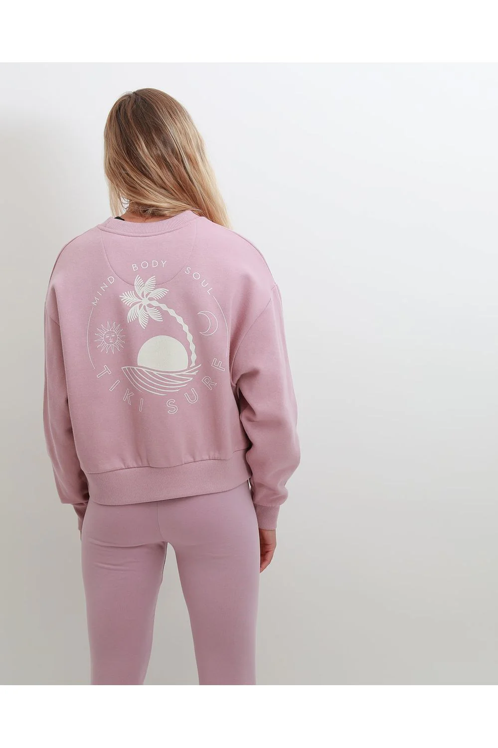 Tiki Soul 3 Yoga Leggings Pink - Image 4