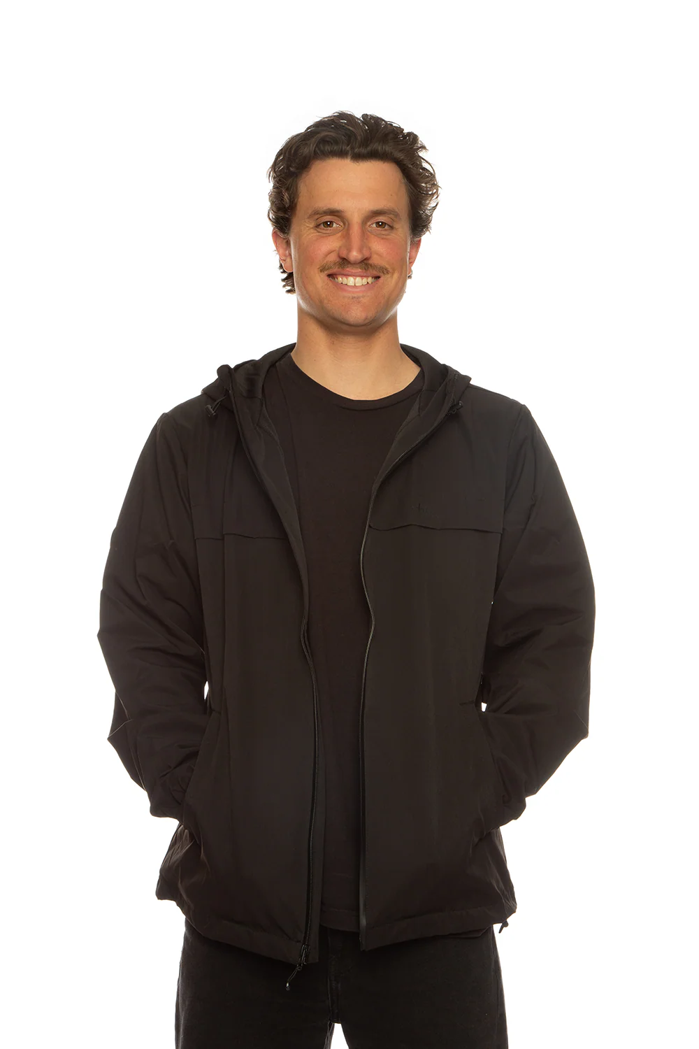 Tiki Storm Mens Jacket Black