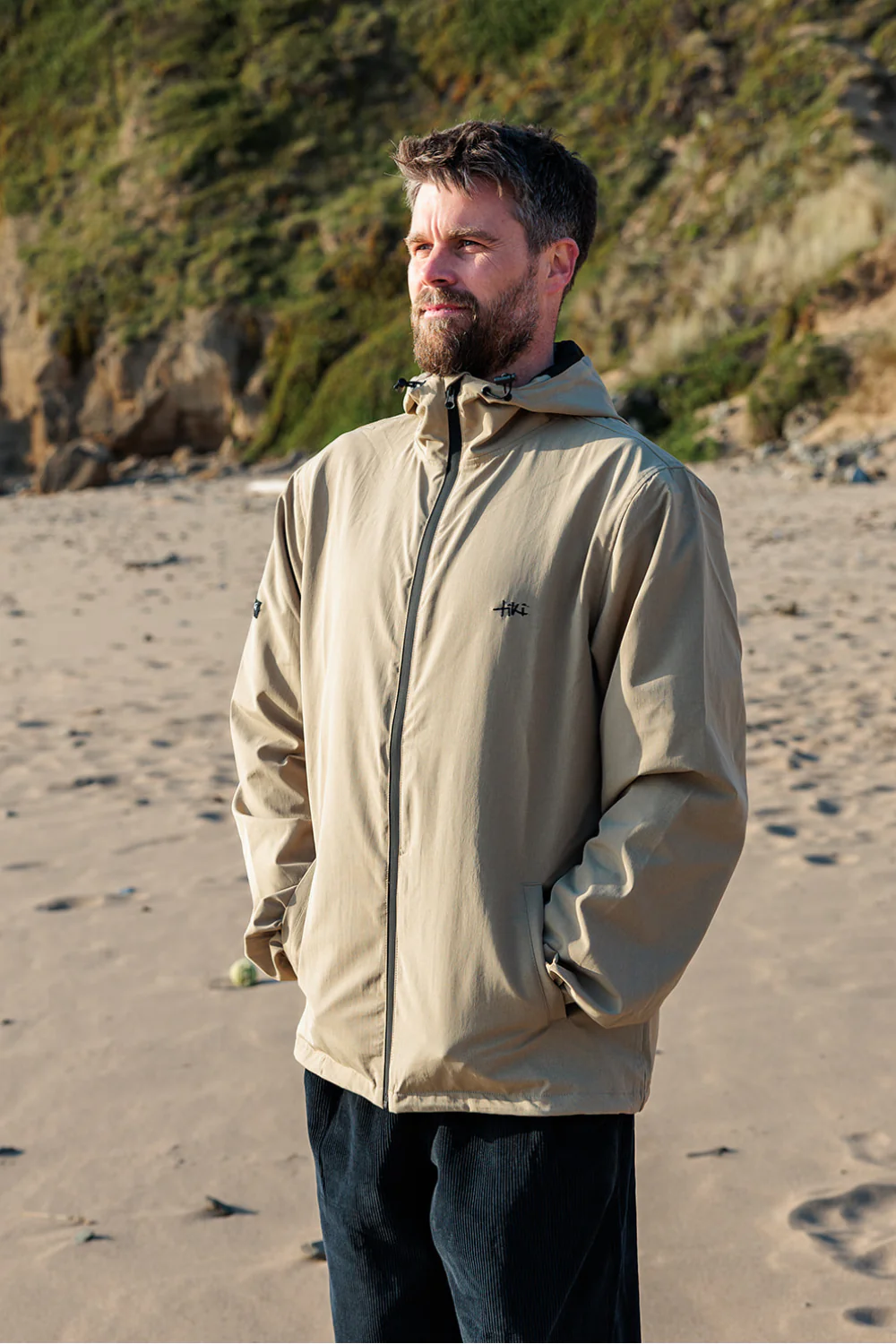 Tiki Storm Mens Jacket Camel - Image 4