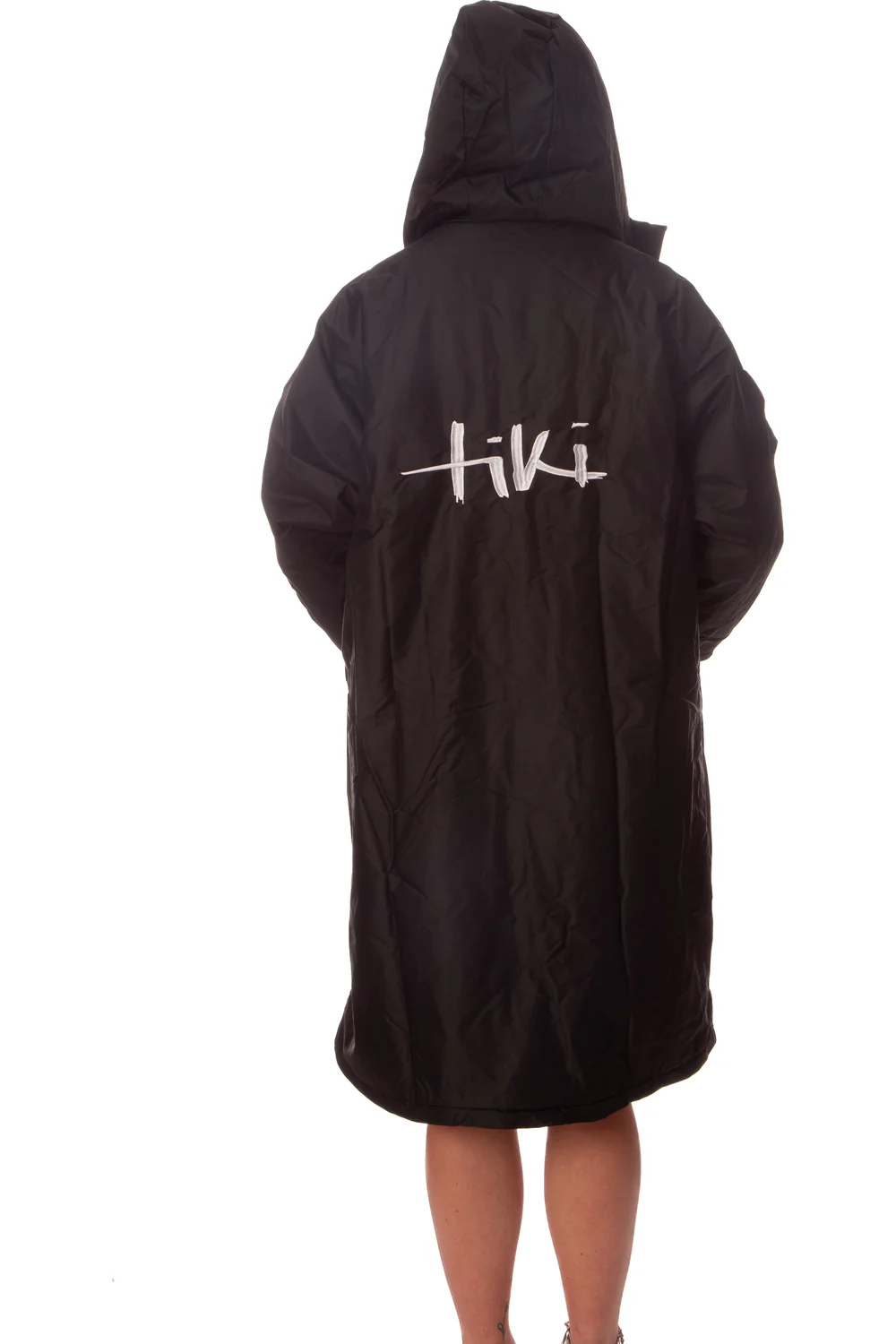 Tiki Tech Robe Black With Taupe Lining - Image 4