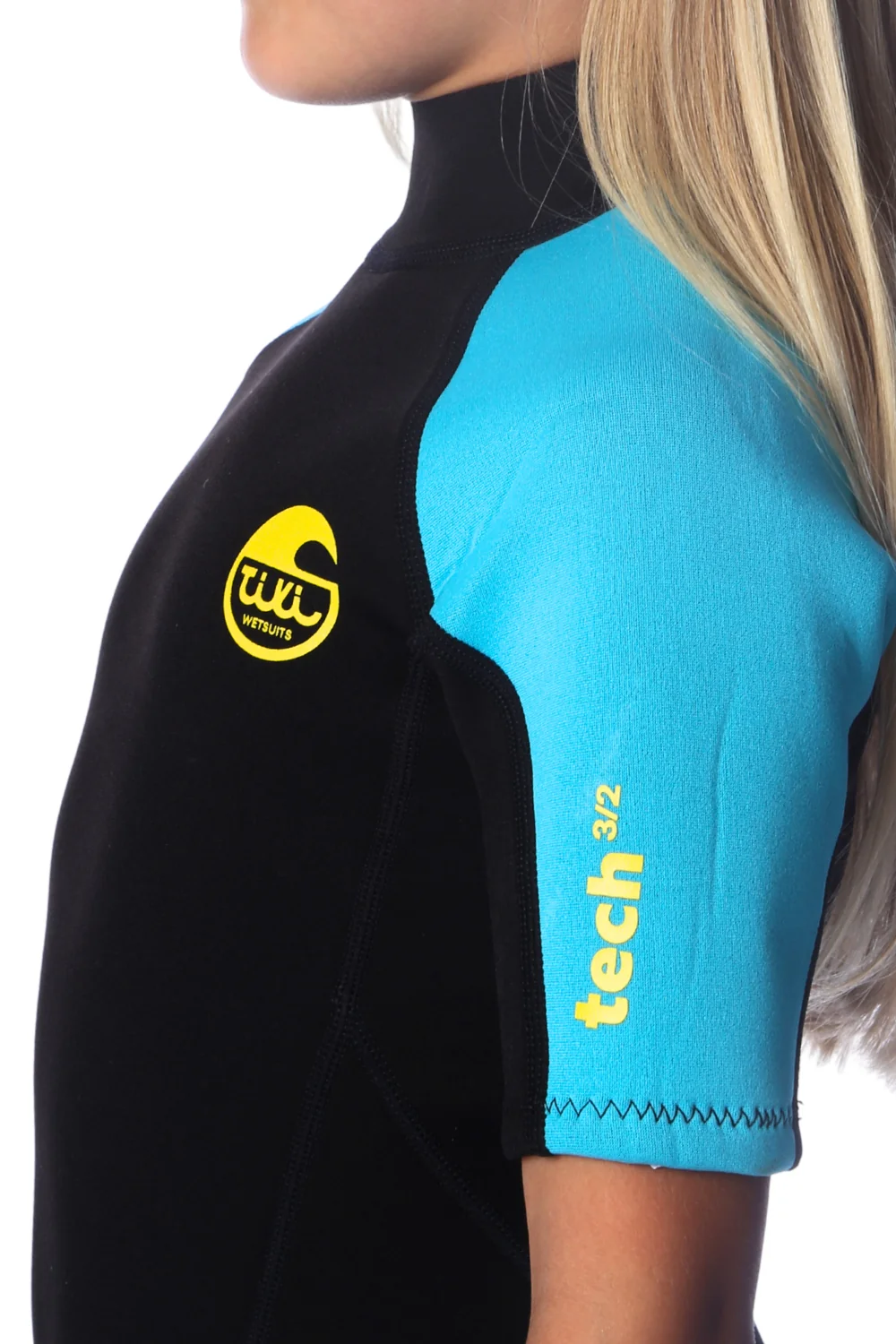 Tiki Tech 3/2 Kids Spring Shorty Wetsuit - Image 3