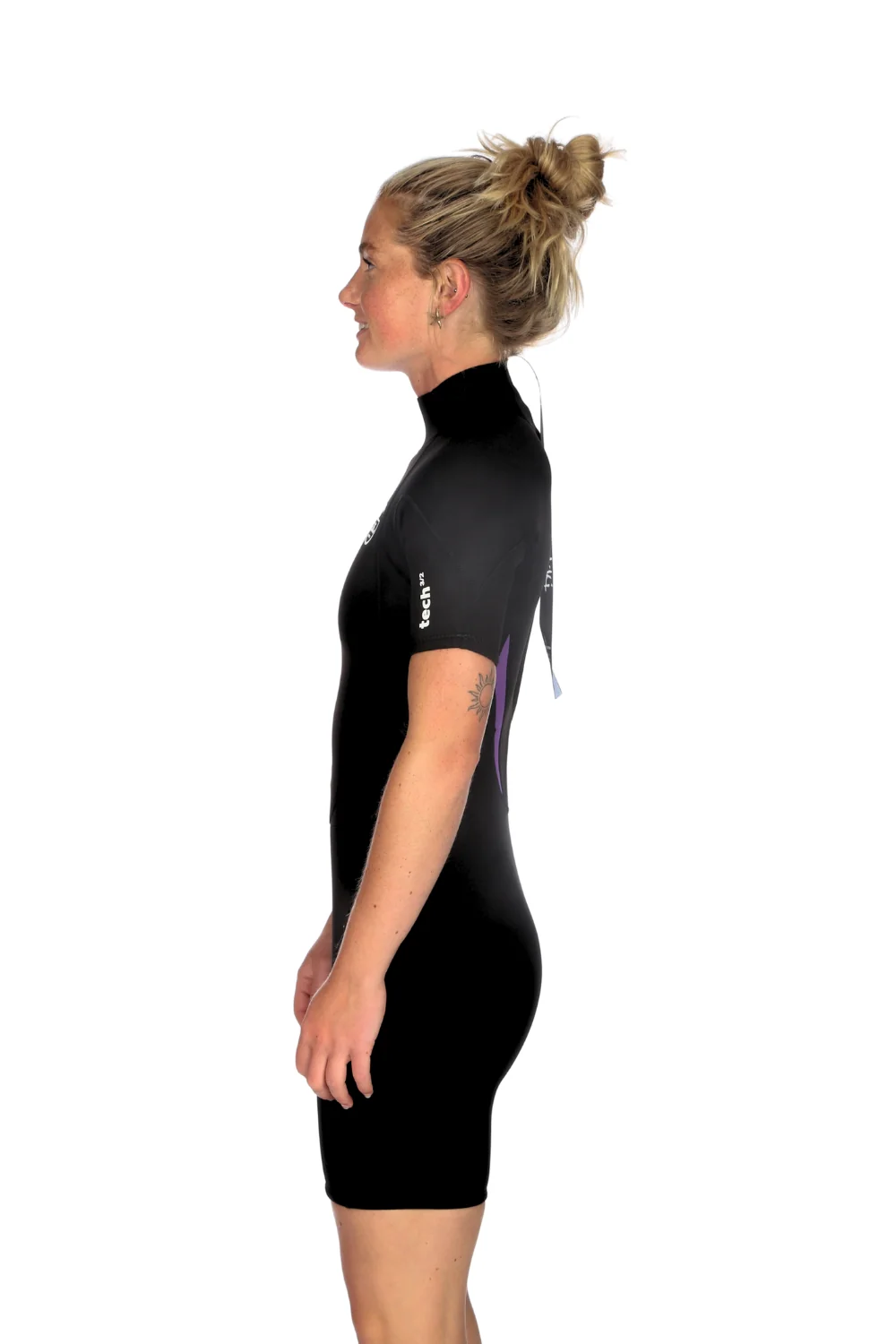 Tiki Tech 3/2 Women's Spring Shorty Wetsuit - Image 3