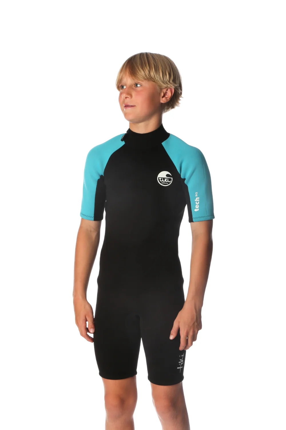 Tiki Tech 3/2 Youth Spring Shorty Wetsuit - Image 8