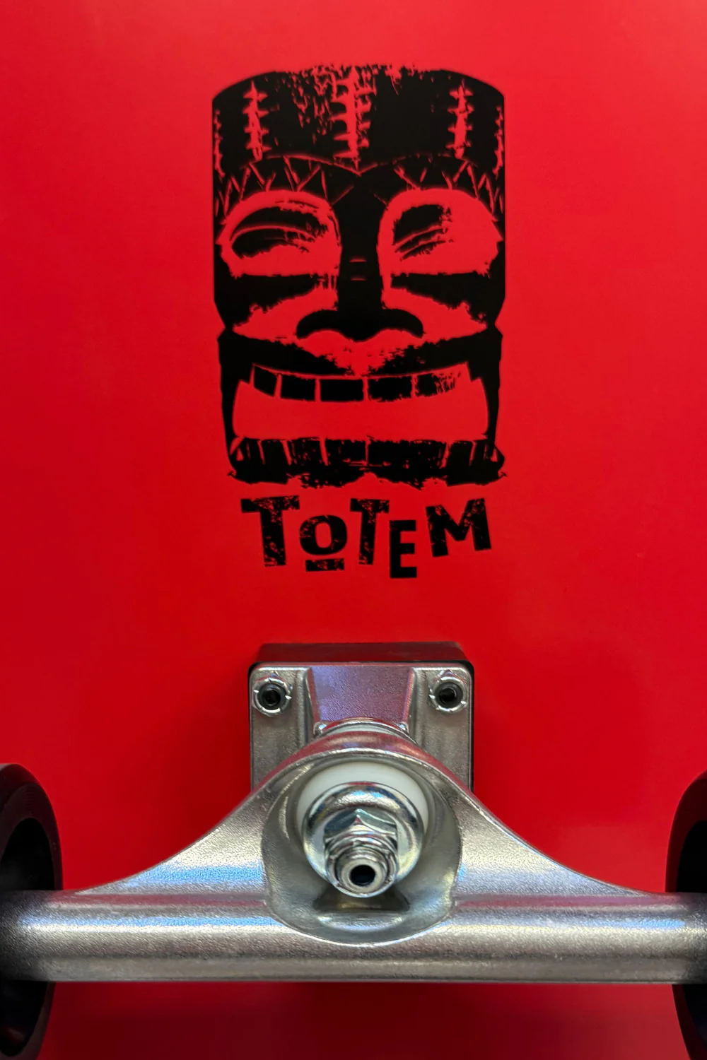 Tiki Totem Surf Skate Acid Red - Image 4