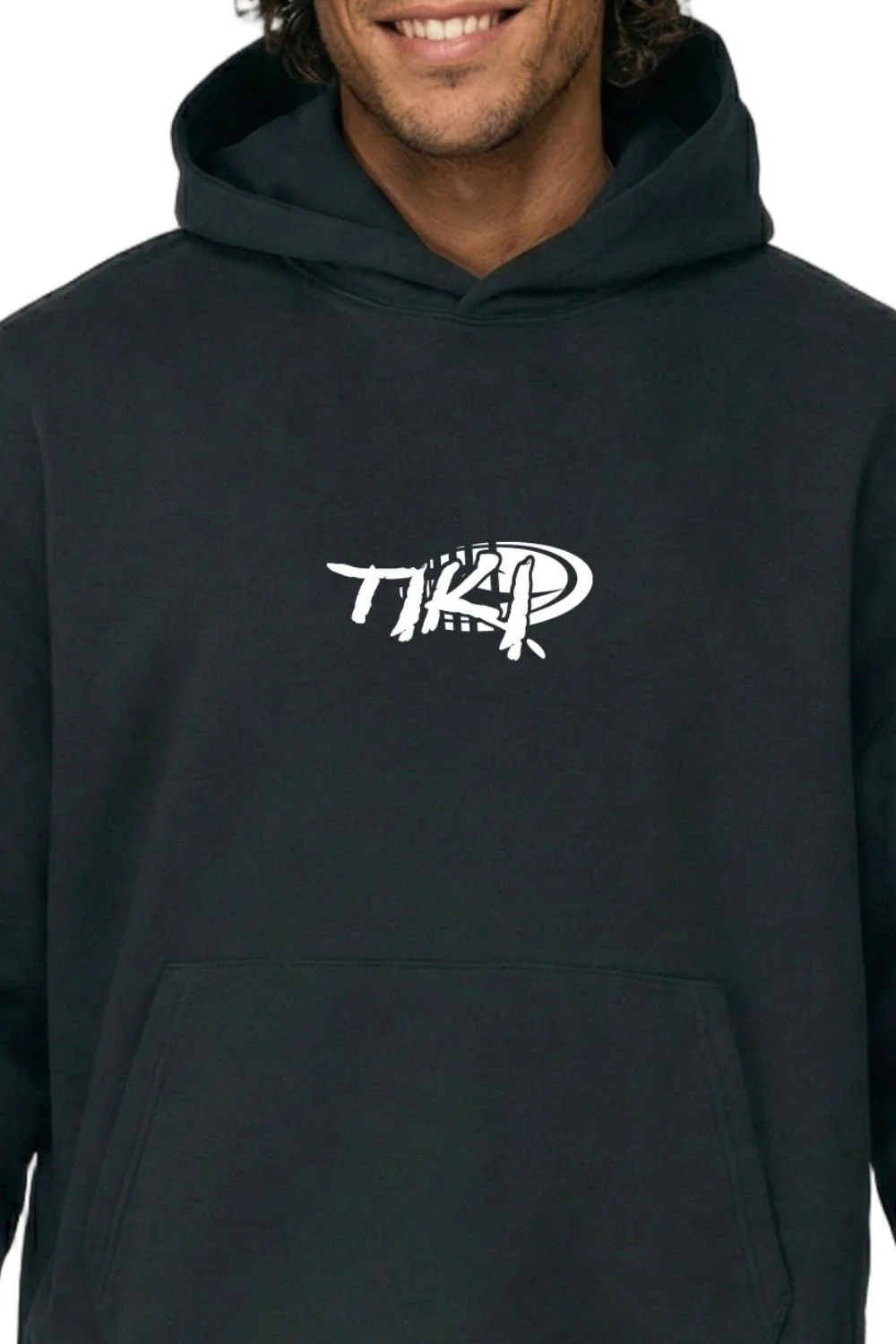 Tiki Vapour Mens Hoodie Black - Image 3