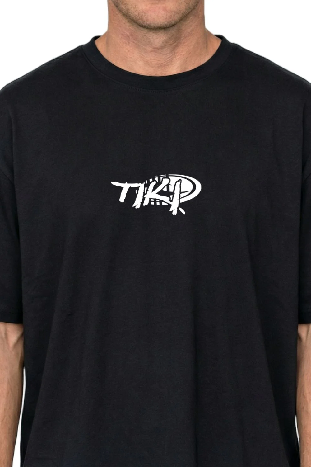 Tiki Vapour Mens T-Shirt Black - Image 3