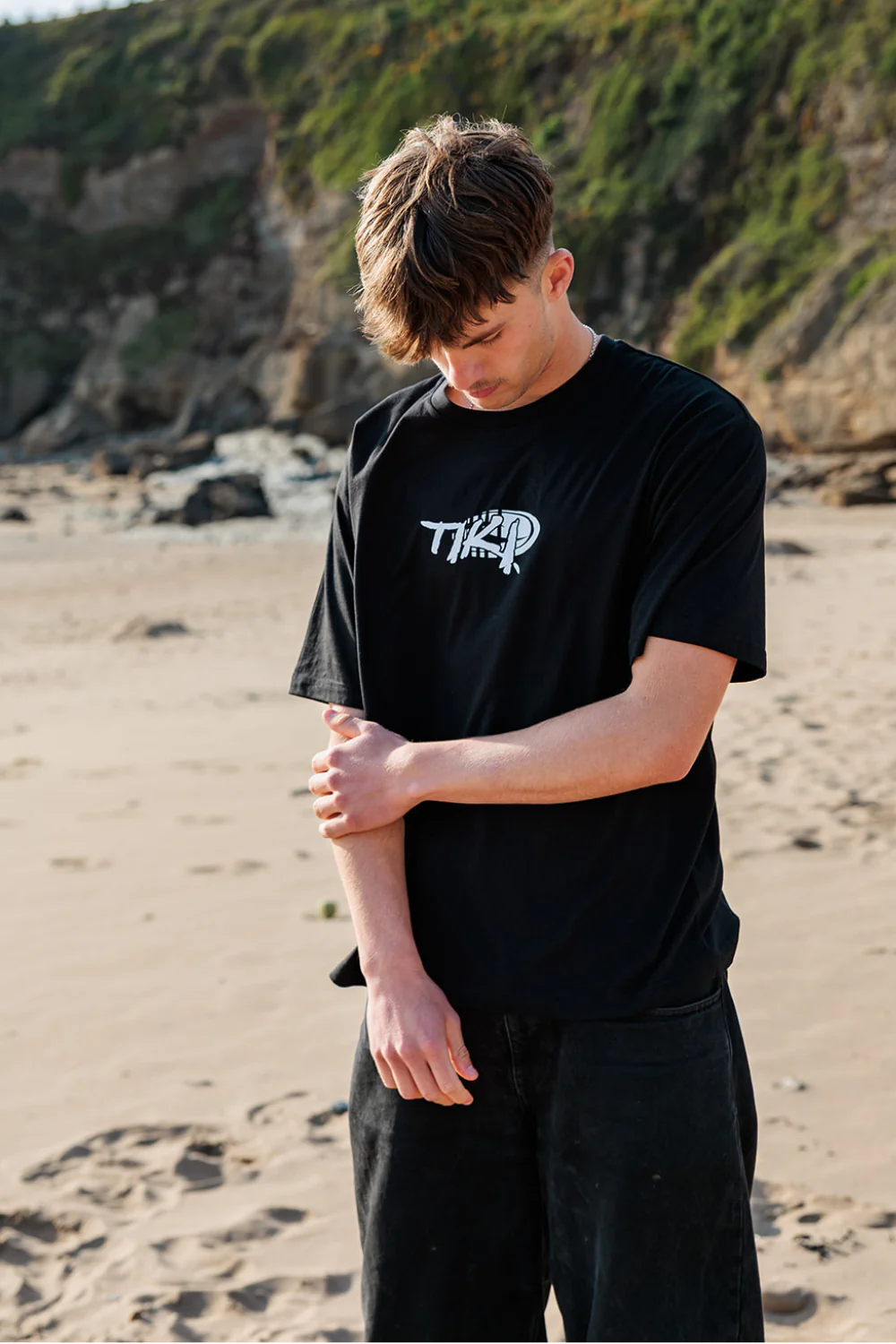 Tiki Vapour Mens T-Shirt Black - Image 5