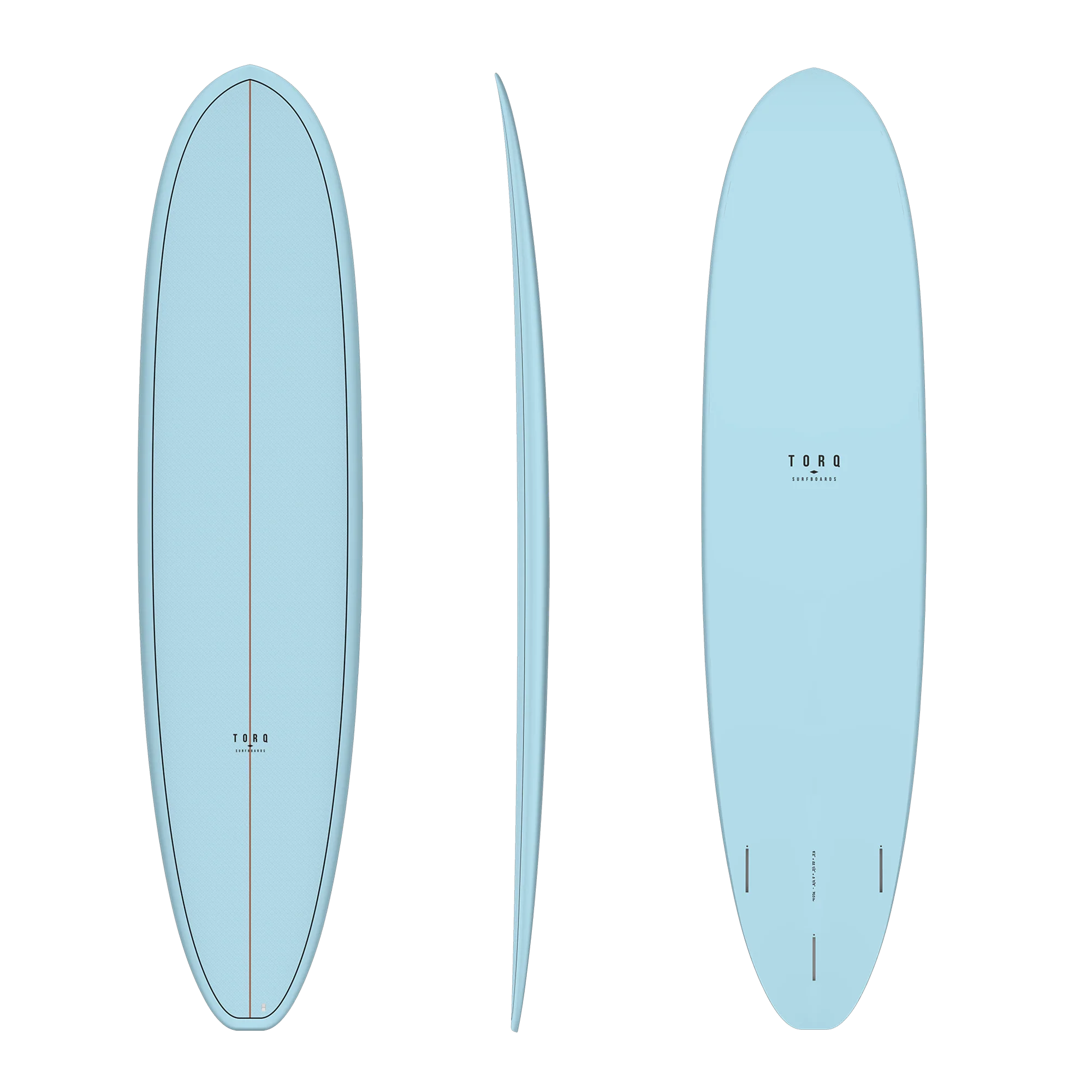 Torq TET V+ Blue Fibre Pattern Surfboard - Image 4