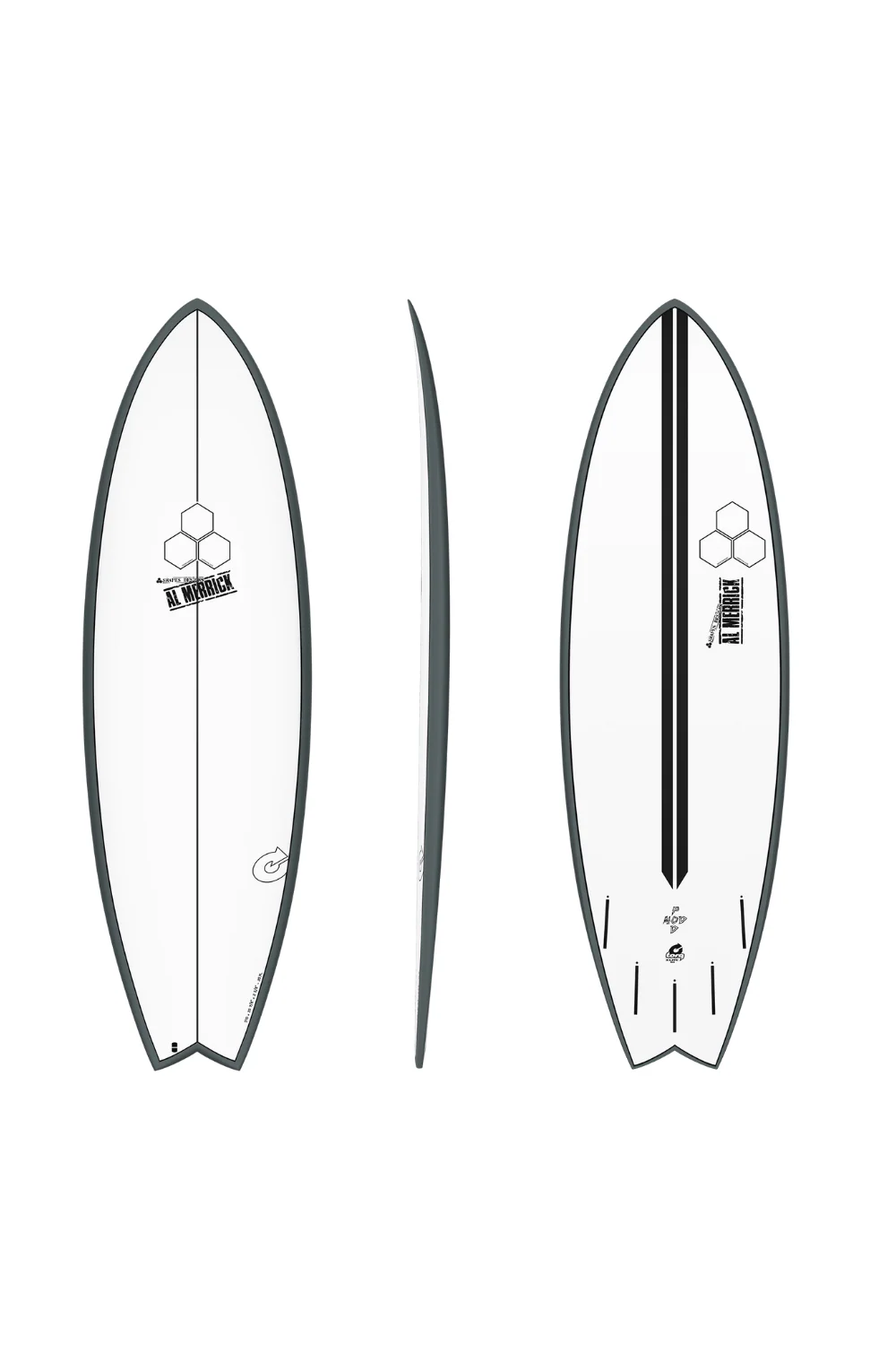 Torq X-Lite Channel Islands Podmod Surfboard Graphite - Image 2