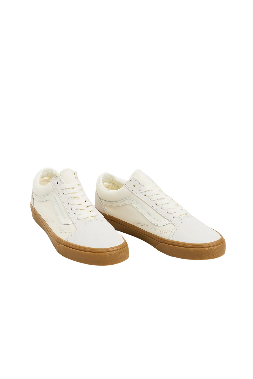 Vans Old Skool Shoe Off White/Gum - Image 2