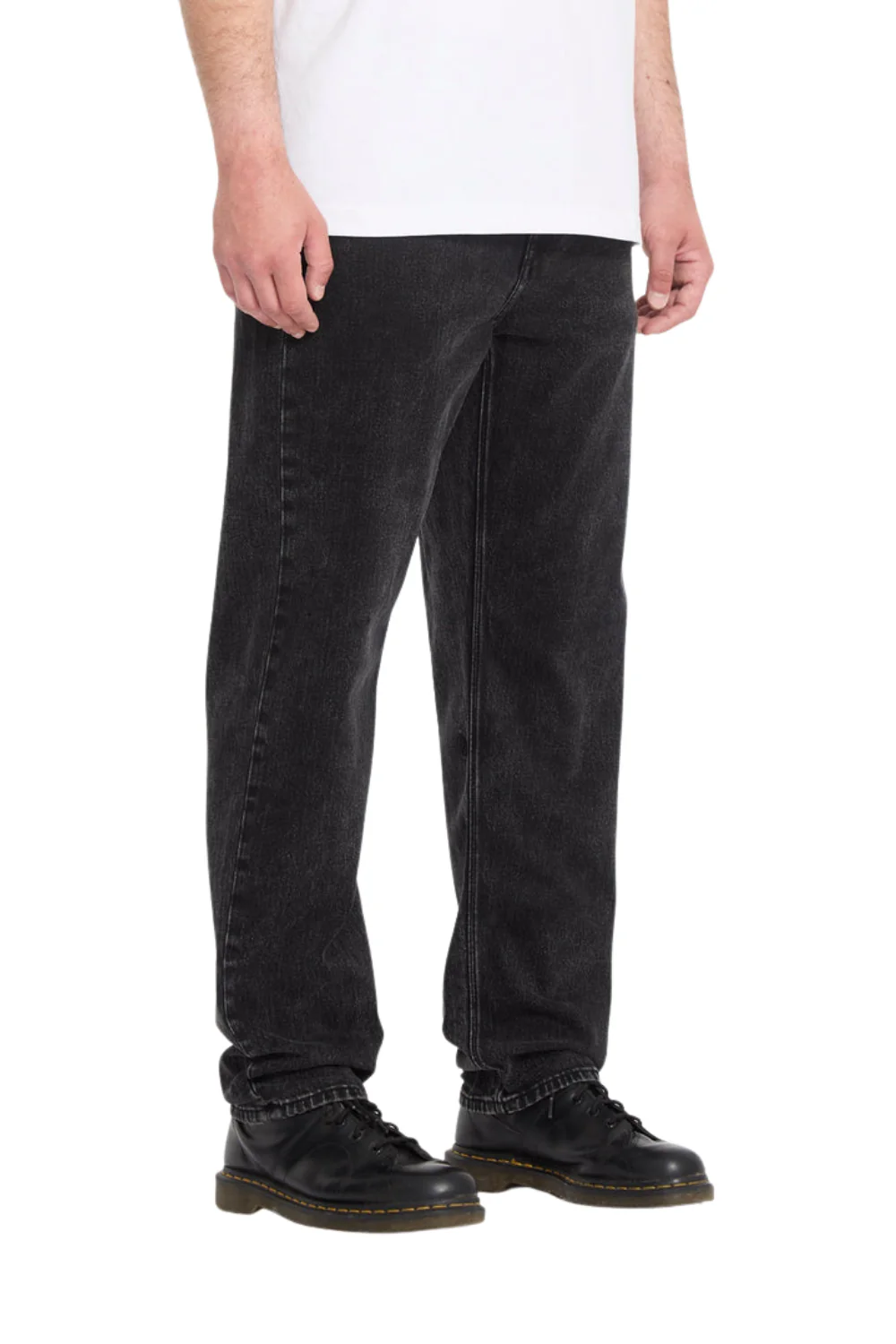 Volcom Fivedown Mens Jeans Blackity Black - Image 2