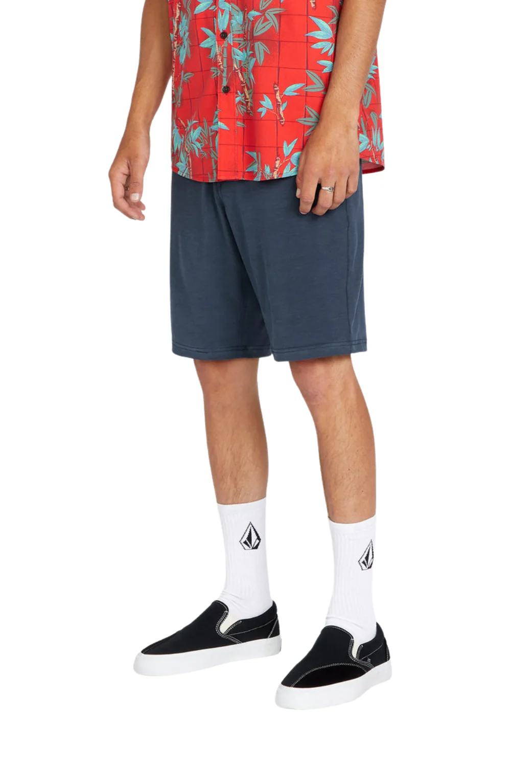 Volcom Frickin Cross Shred Static Mens 20" Hybrid Shorts Used Blue