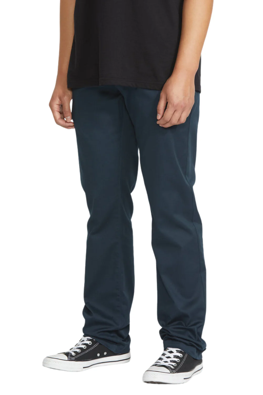 Volcom Frickin Modern Stretch Trousers Dark Navy - Image 3