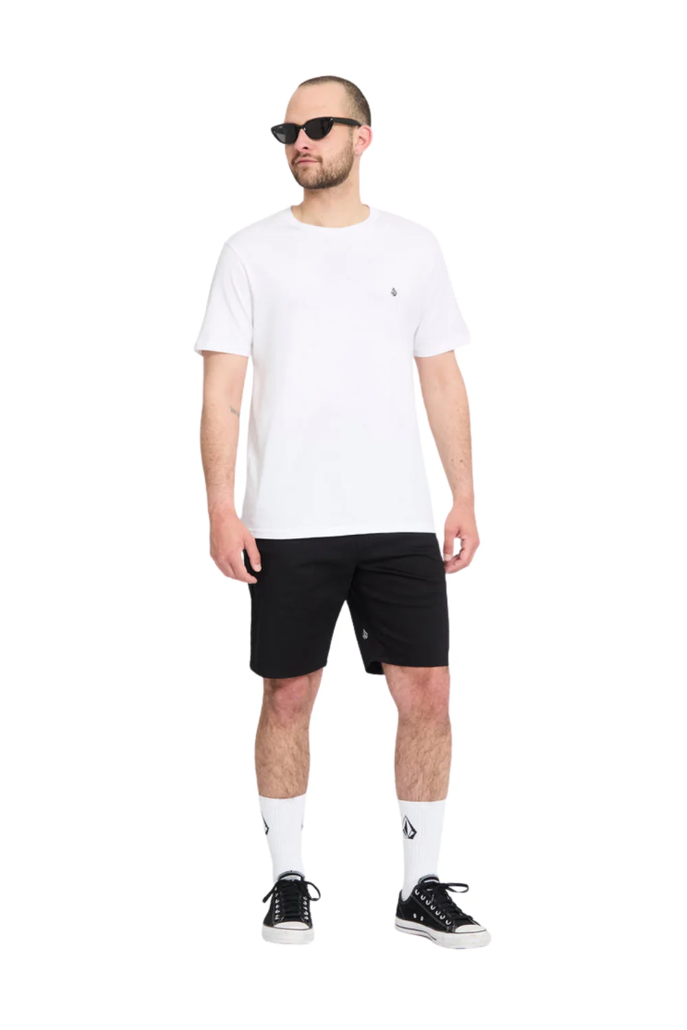 Volcom Frickin Modern Stretch Mens 19" Shorts Black - Image 5