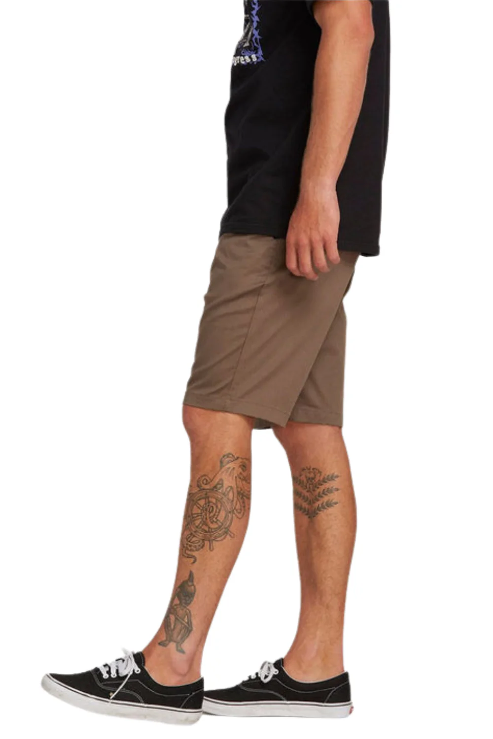 Volcom Frickin Modern Stretch Mens 21" Shorts Mushroom - Image 3