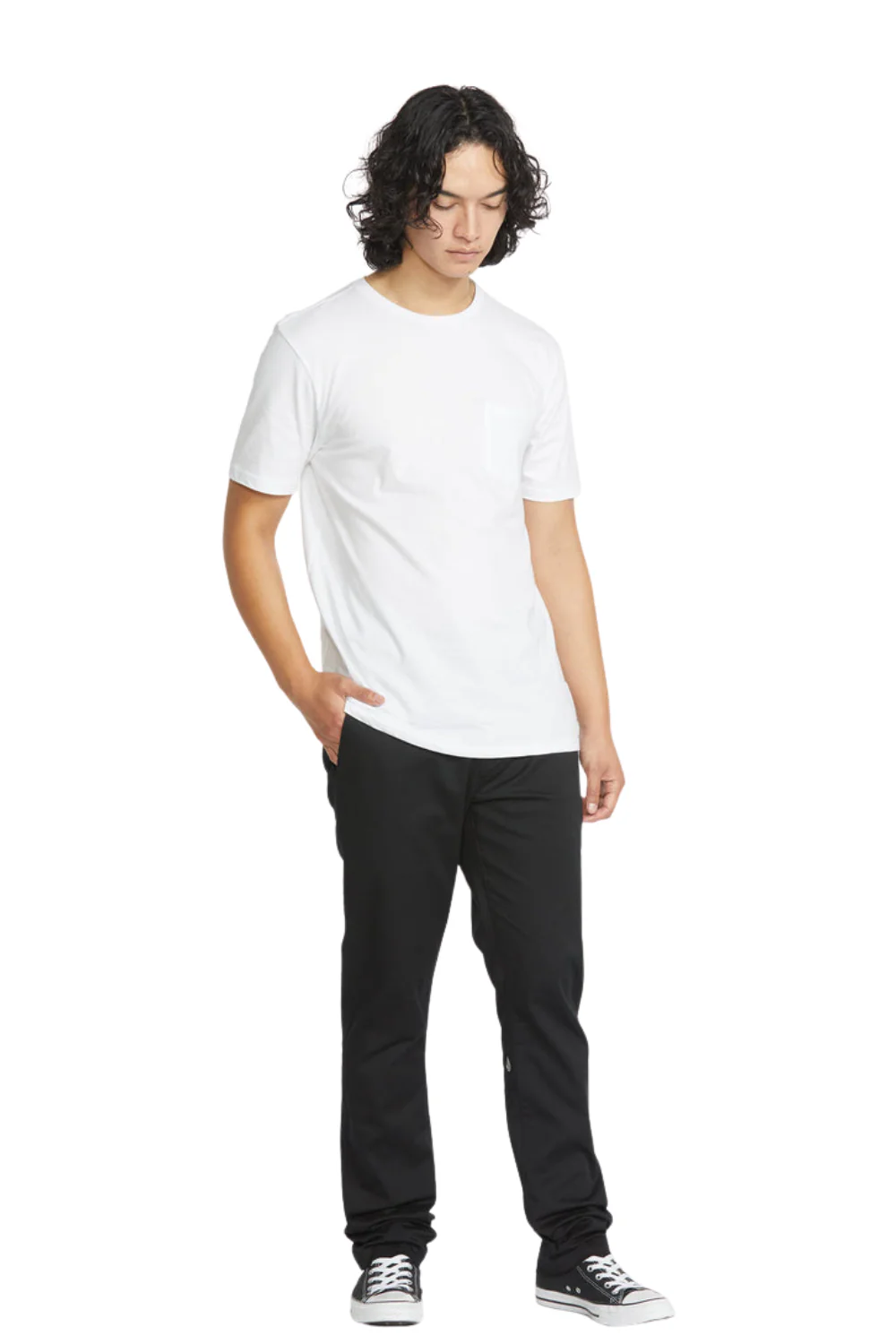 Volcom Frickin Slim Stretch Chino Black - Image 4