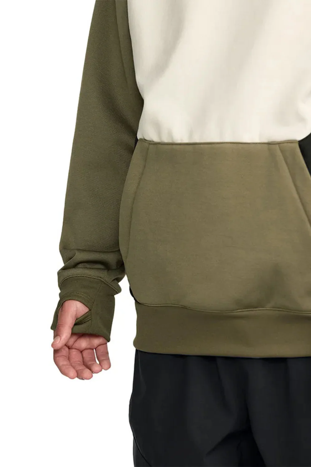 Volcom Hydro Riding Snow Fleece Hoodie Military - Image 4