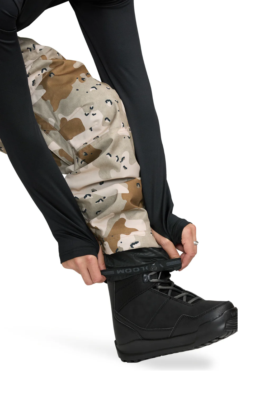 Volcom NWRK Mens Baggy Ski and Snowboard Pants Camouflage - Image 5