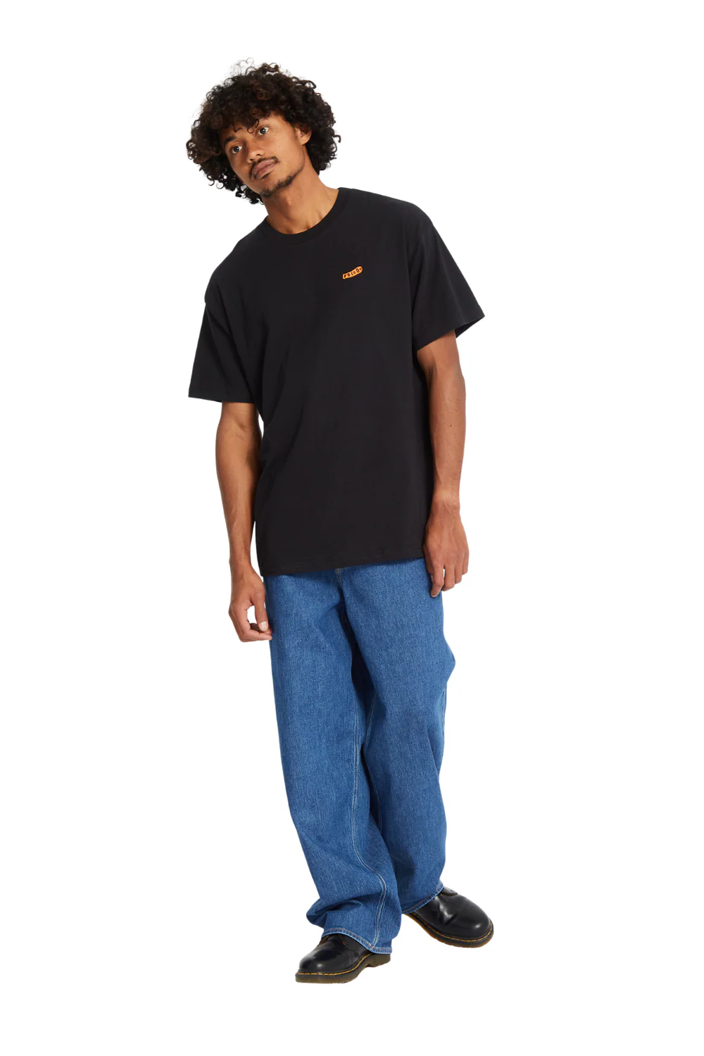 Volcom Pistol Stone Short Sleeve T-Shirt Black - Image 5