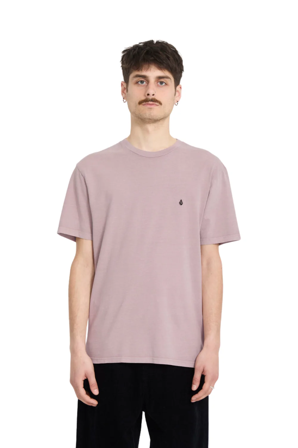 Volcom Solid Stone Mens T-Shirt Bark Brown