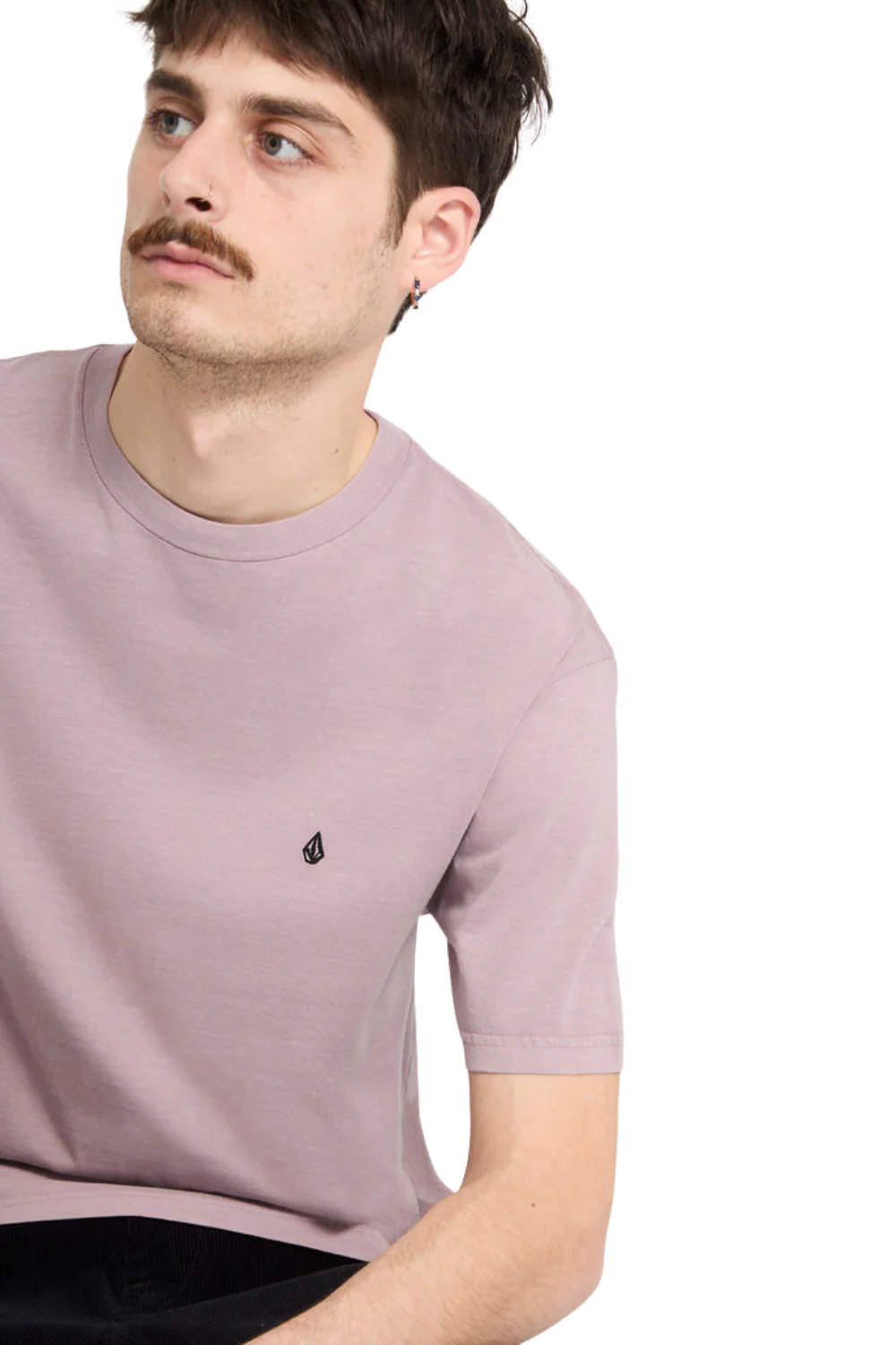 Volcom Solid Stone Mens T-Shirt Bark Brown - Image 4