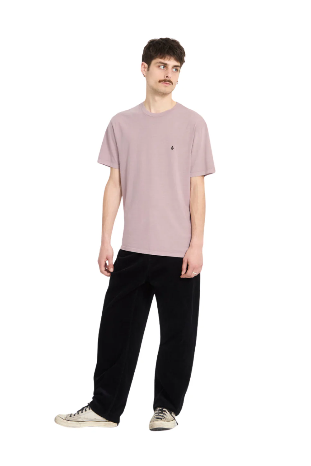Volcom Solid Stone Mens T-Shirt Bark Brown - Image 5