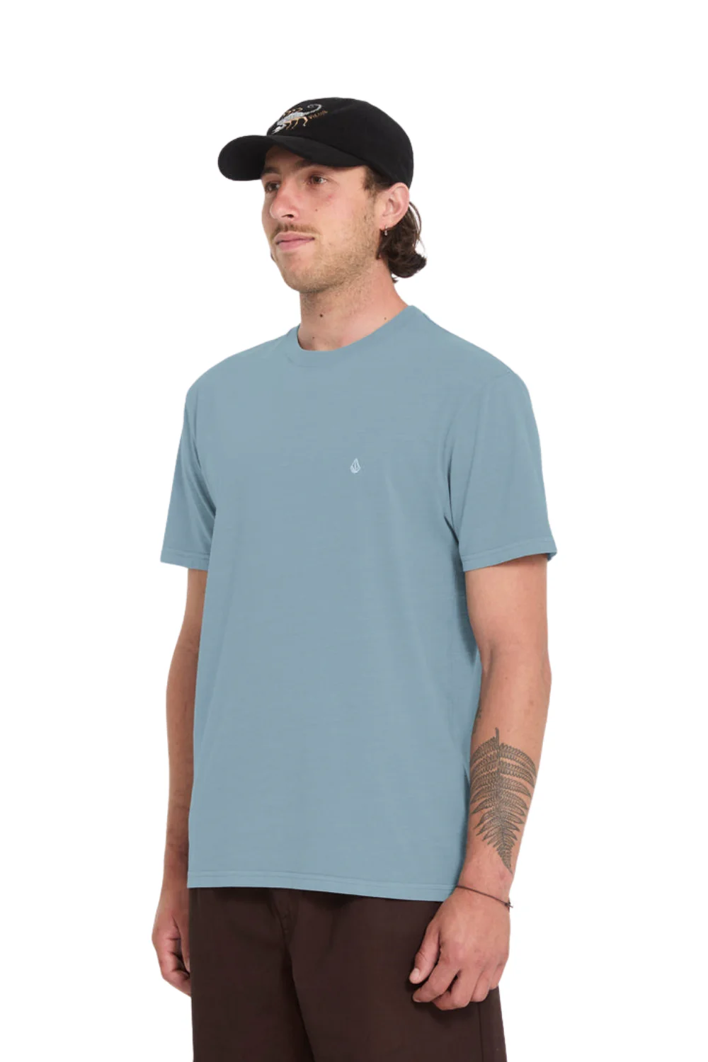 Volcom Solid Stone Mens T-Shirt Tradewinds - Image 3