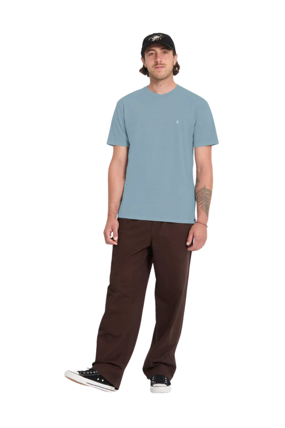 Volcom Solid Stone Mens T-Shirt Tradewinds - Image 5