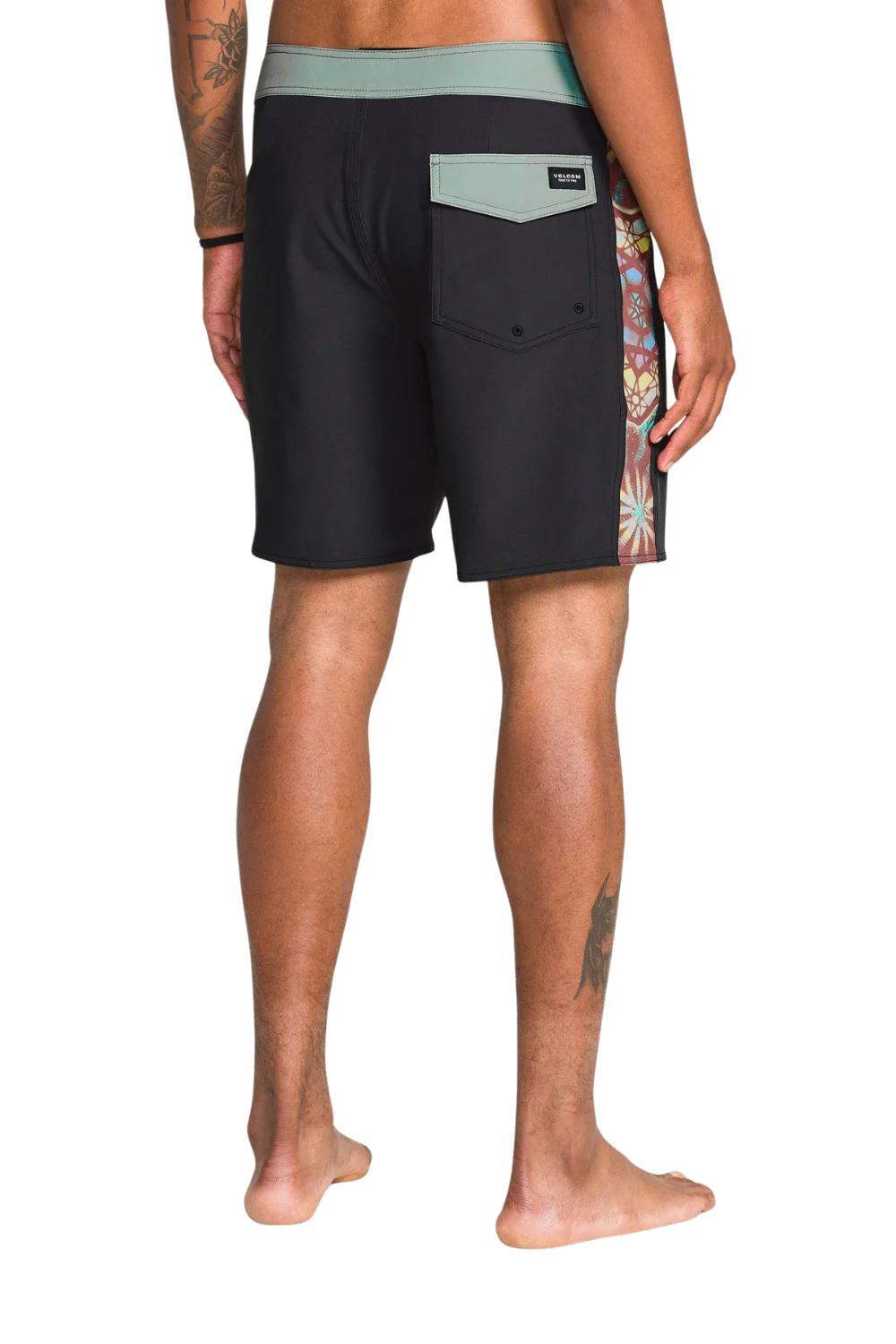 Volcom Star Shields Mens 18" Boardshorts Stealth - Image 2