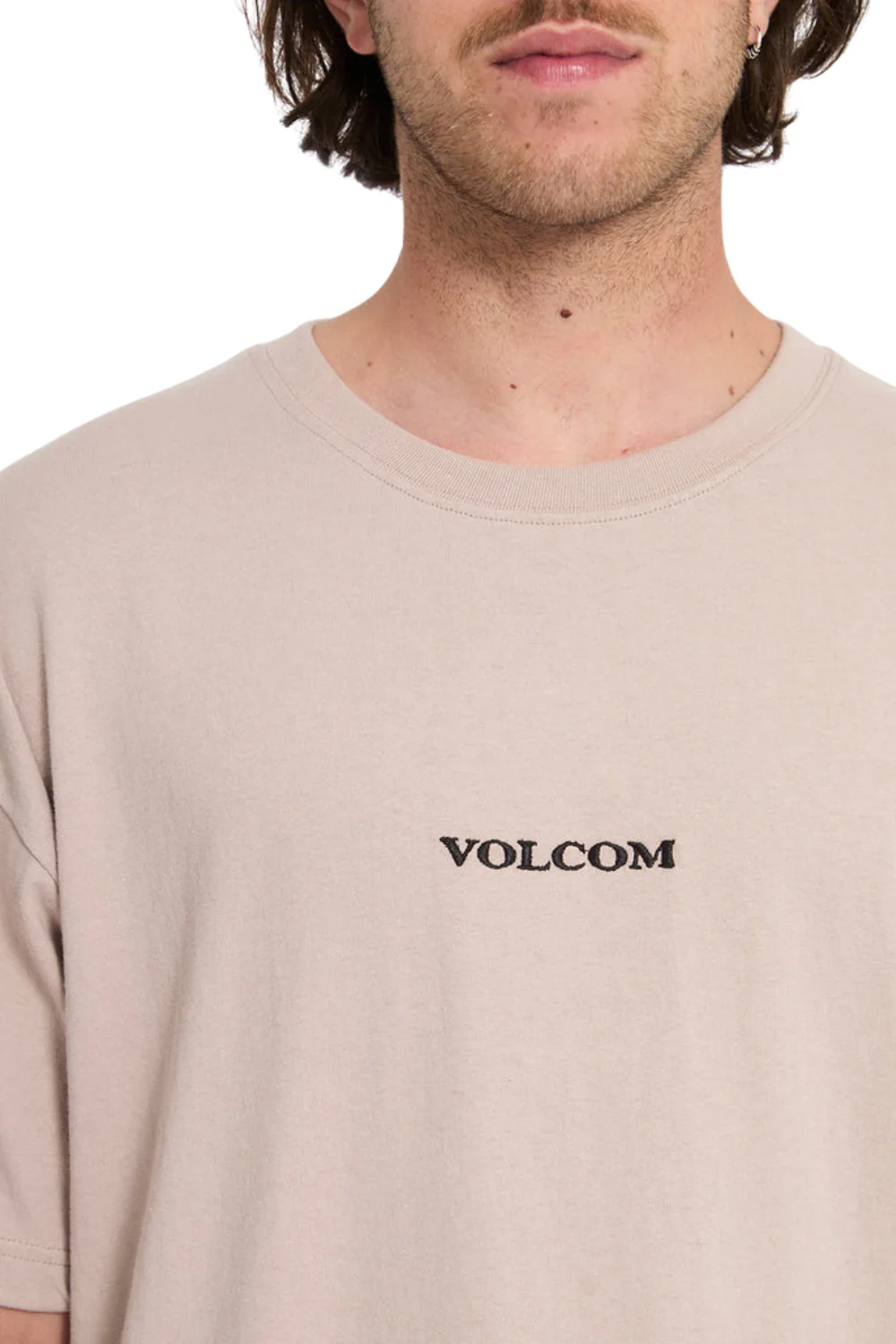 Volcom Stone Mens T-Shirt Bark Brown - Image 4