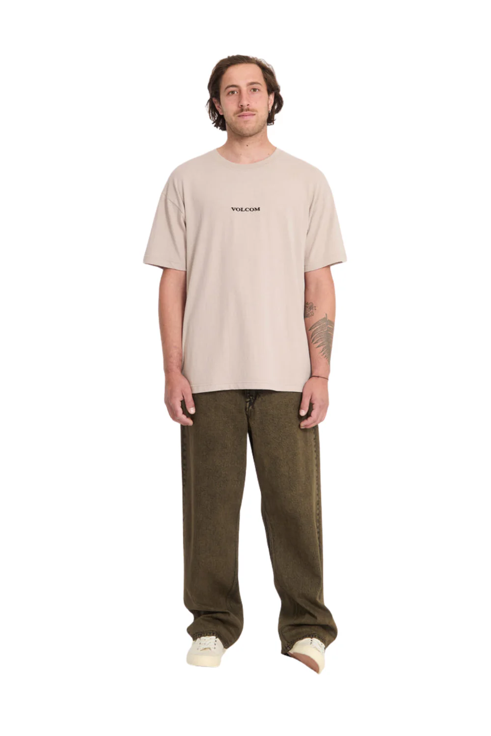 Volcom Stone Mens T-Shirt Bark Brown - Image 5