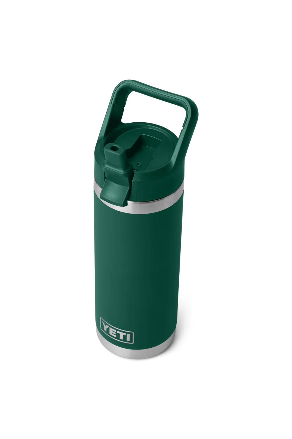 Yeti Rambler 18 Oz Straw Bottle Black Forest Green - Image 5
